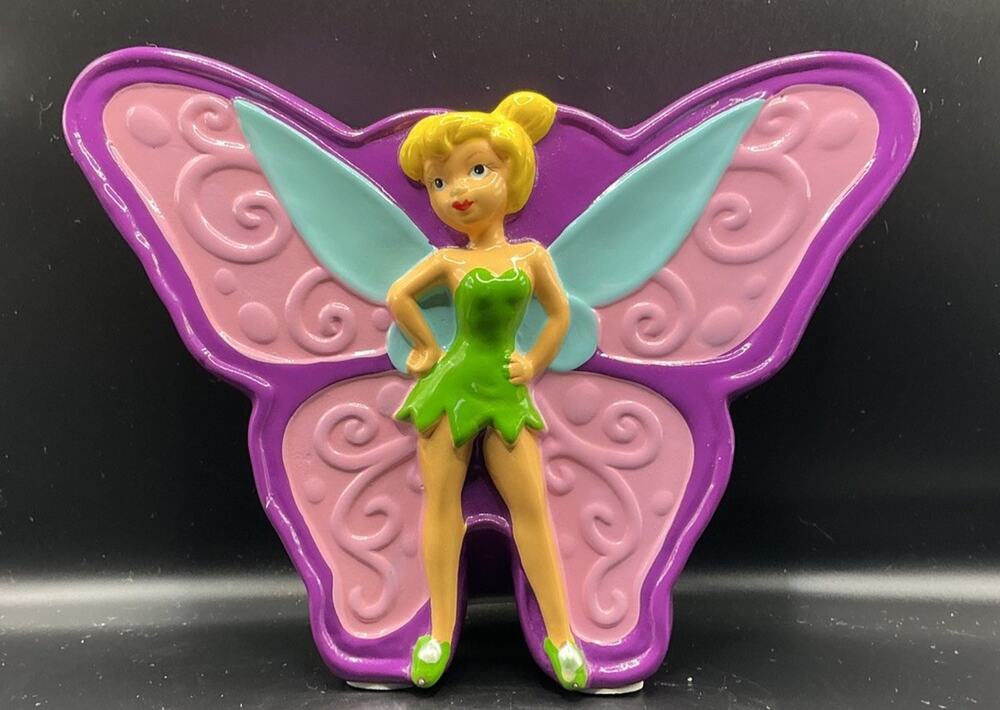 Disney Butterfly Tinkerbell Bank From 1990s-early 2000s